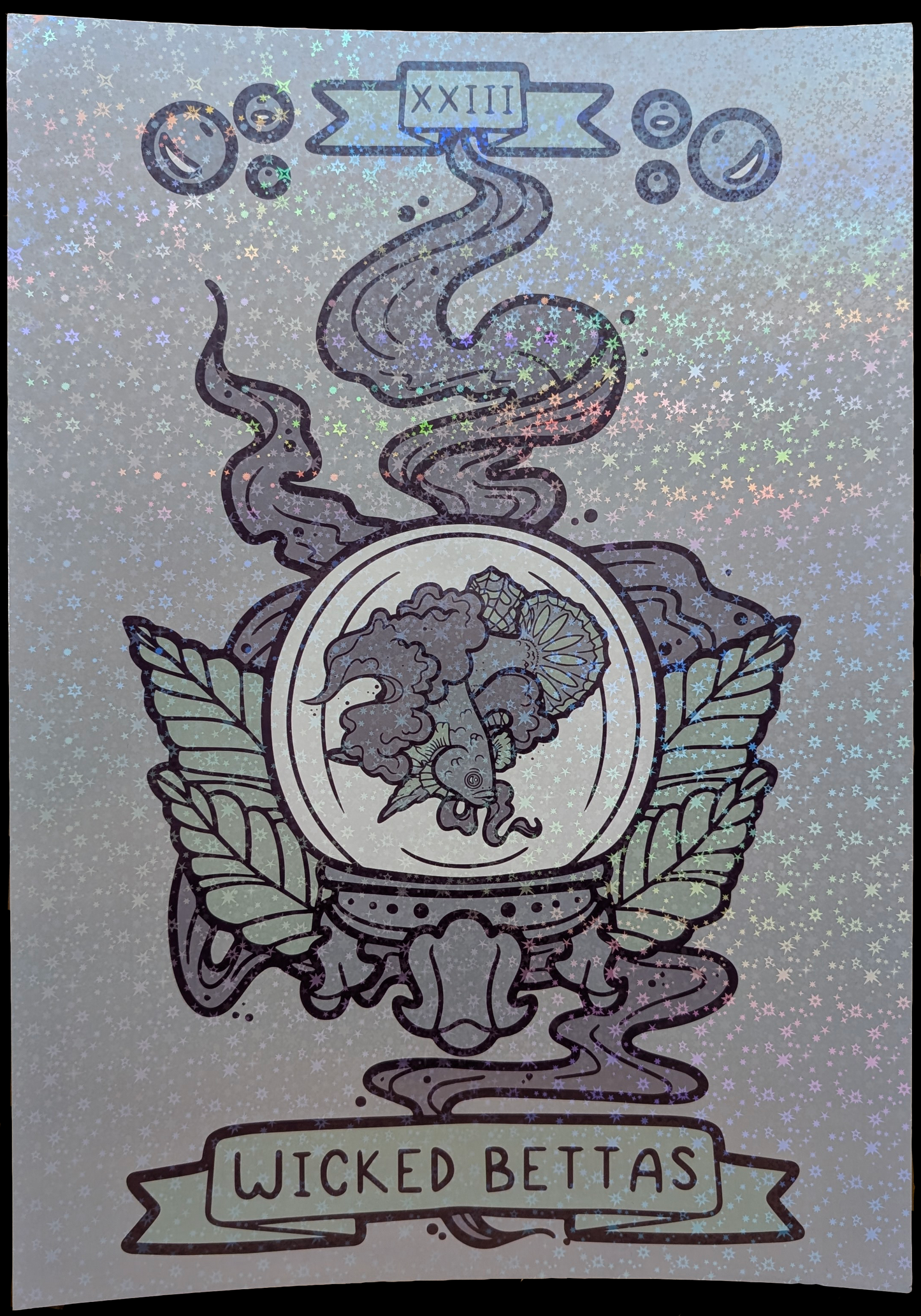 Wicked Bettas Crystal Ball Poster
